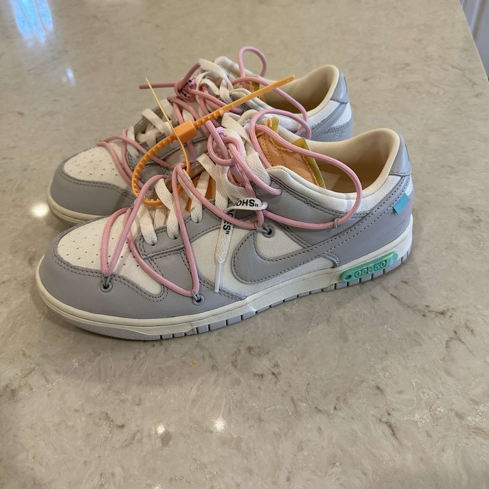 Authentic Nike Dunk Low Off-White Lot 9 (Stock X Verified) - Picture 3 of 12